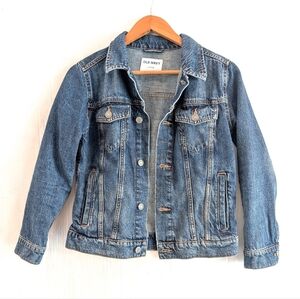OLD NAVY Kids Boys Blue Denim Jacket Size 10/12